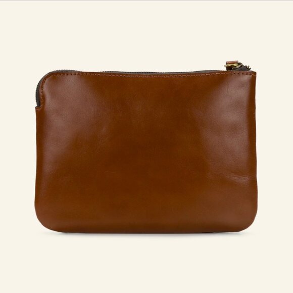 Patricia Nash Cassini Tooled Leather Wristlet, Brown Florence, NEW With Tags - Picture 2 of 5